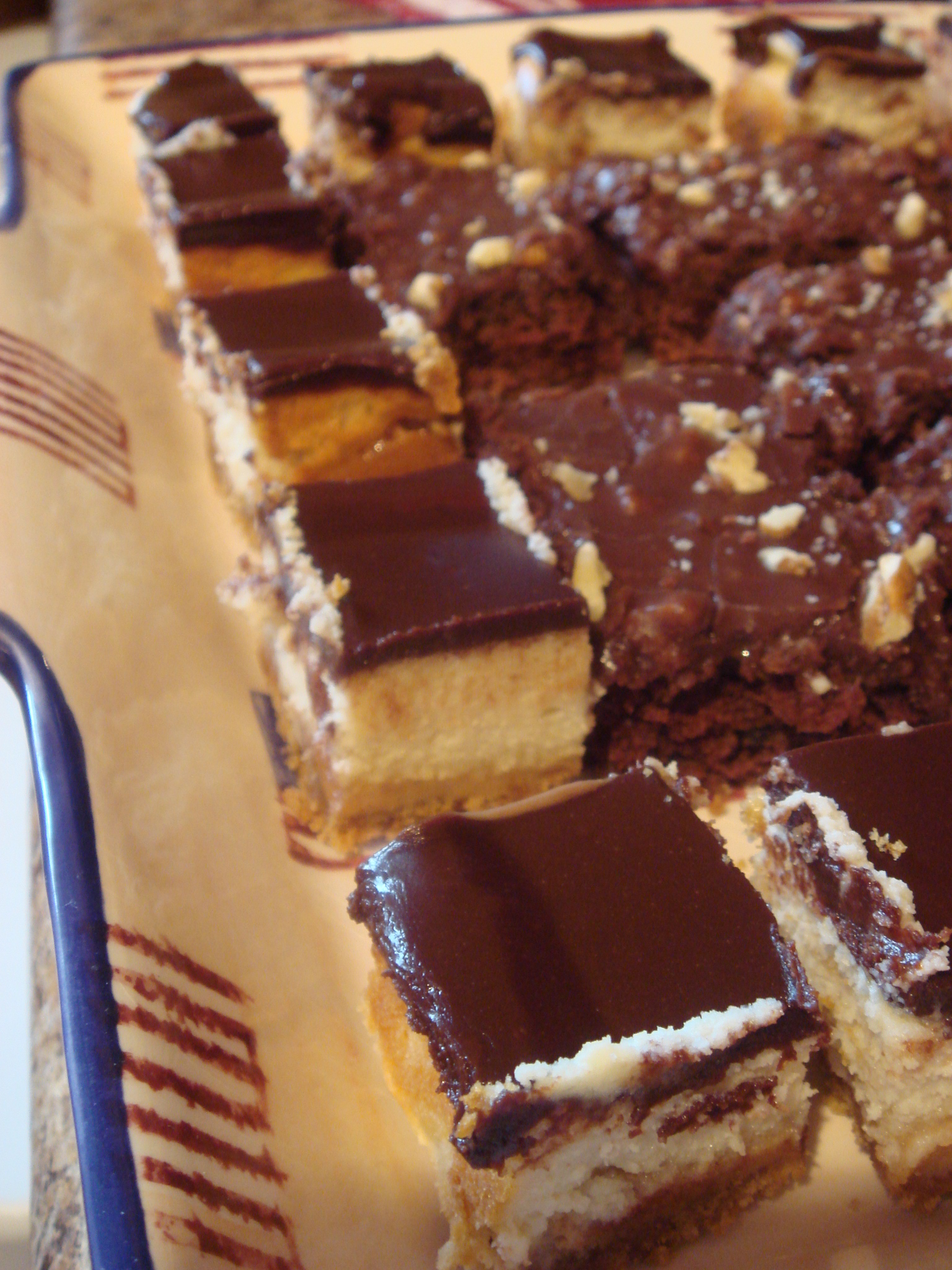 Cheesecake bites and sheet cake - oh buddy!