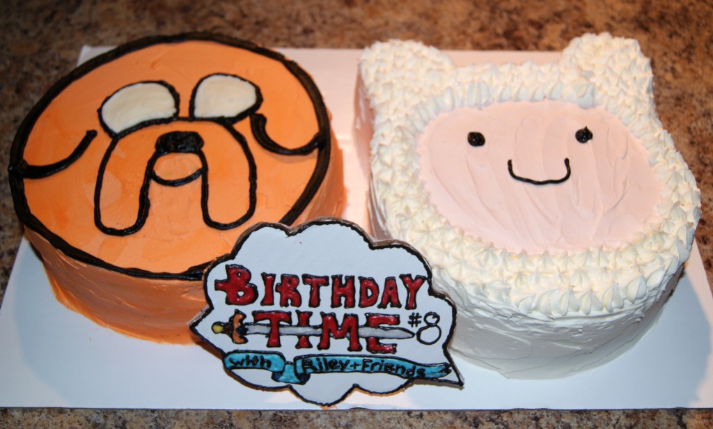 Jake and Finn Birthday Cakes